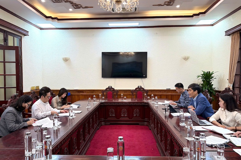 Trao đổi kinh nghiệm giữa Quỹ Hỗ trợ xây dựng chính sách, pháp luật và Quỹ Hỗ trợ phát triển du lịch